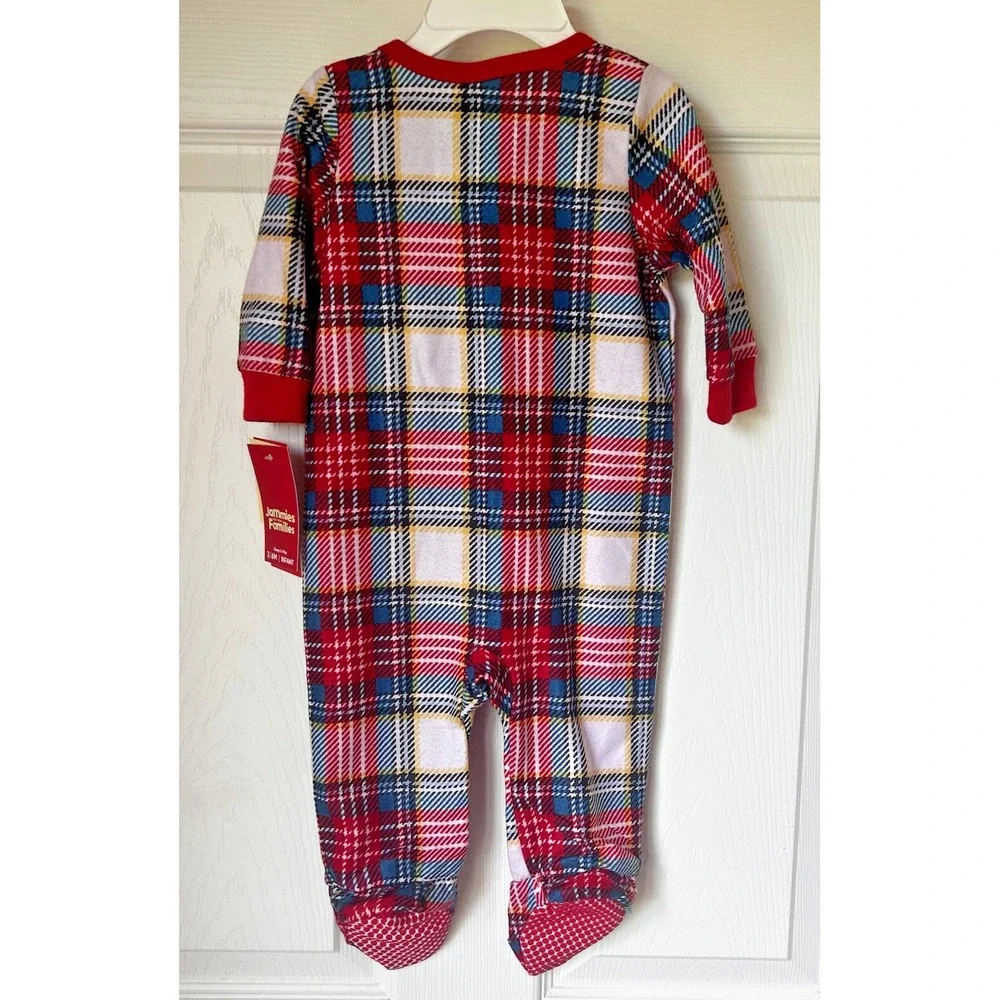 One-Piece Footed Pajamas 3 to 6 Months Infant New! Jammies for your Families BxI